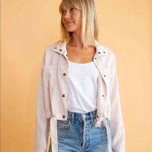 Marine layer light cropped jacket NEVER WORN!